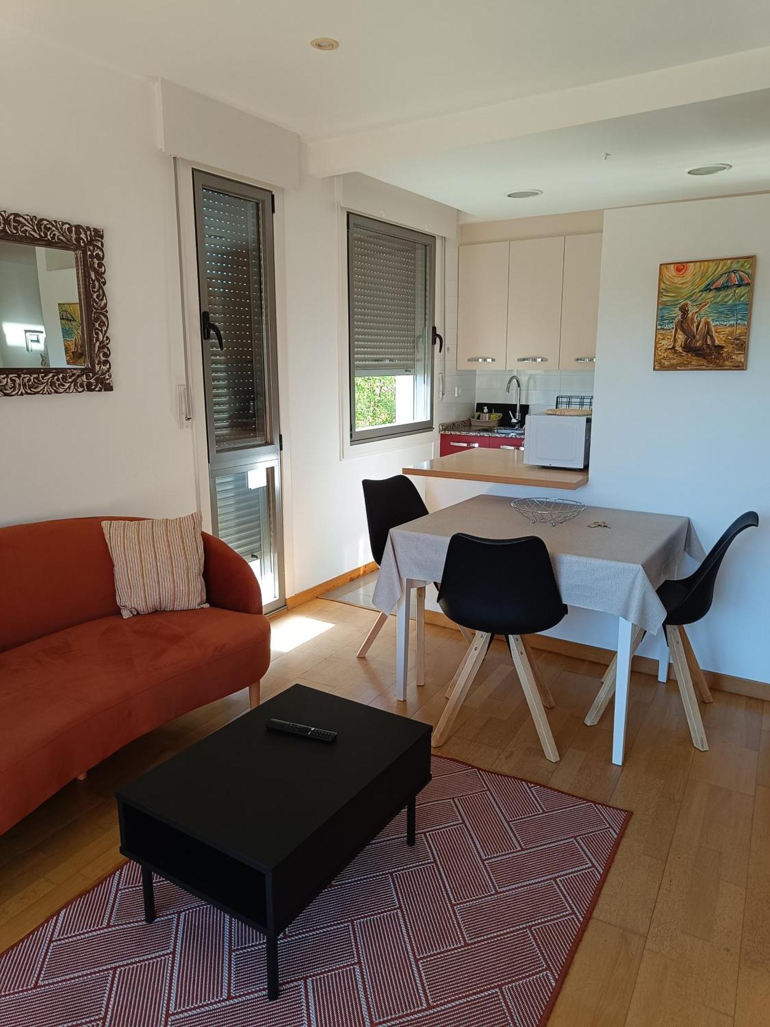 Ferienwohnung Apartamento Playa Ladeira Baiona Exterior foto